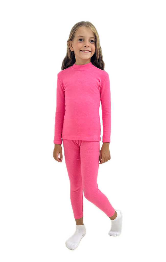 Girl’s Primo Half Collar Thermal Set (Lycra Plush)