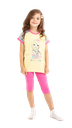  GIRL`S BERMUDA PAJAMAS