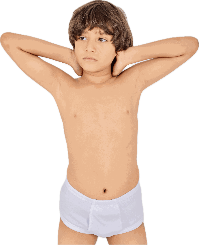 Boy's White Brief