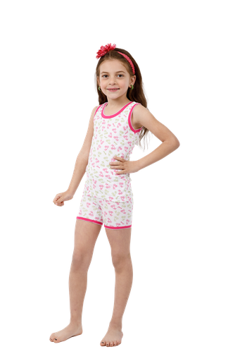 GIRLS UNDERWEAR VERSICOLOUR SET (SPORT+SHORT)