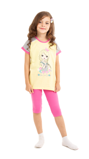  GIRL`S BERMUDA PAJAMAS