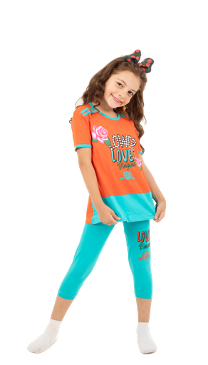 GIRL`S BERMUDA PAJAMAS